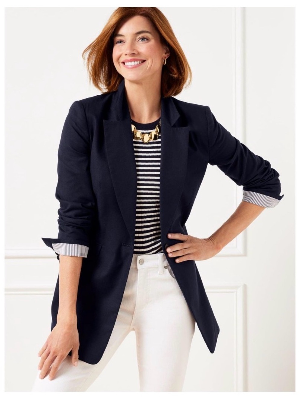 Talbots “90’s Blazer”, Indigo NWT